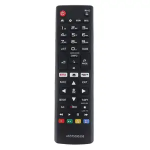 Mando a distancia AKB75095308 para televisor inteligente LG LED, con botones de NETFLIX y Amazon