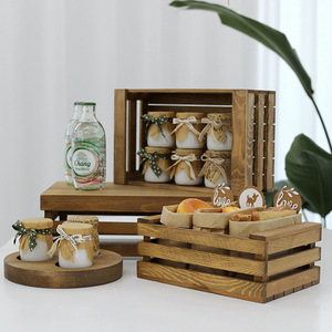 THÙNG GỖ Bộ Thùng Gỗ Chưa Hoàn Thiện Phong Cách Đồng Quê Tự Nhiên Để Đựng Hộp Trưng Bày Mộc Mạc Theo Chủ Đề THÙNG GỖ Đạo Cụ Chụp Ảnh - Product Image 3