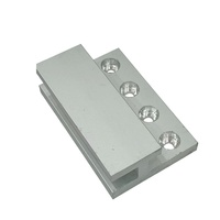 Éléments de fixation en aluminium pour murs-rideaux en verre, ascenseurs d'observation, cadre dissimulé, verre creux de 12 mm, sans perçage, pour rénovation de bâtiments anciens