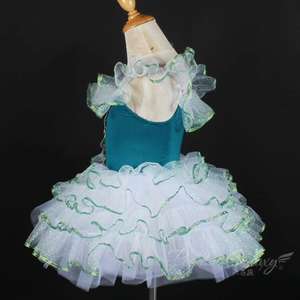 4562 jolies filles ballerine danse vêtements d'entraînement filles Ballet débardeur Tutu robe - Product Image 4