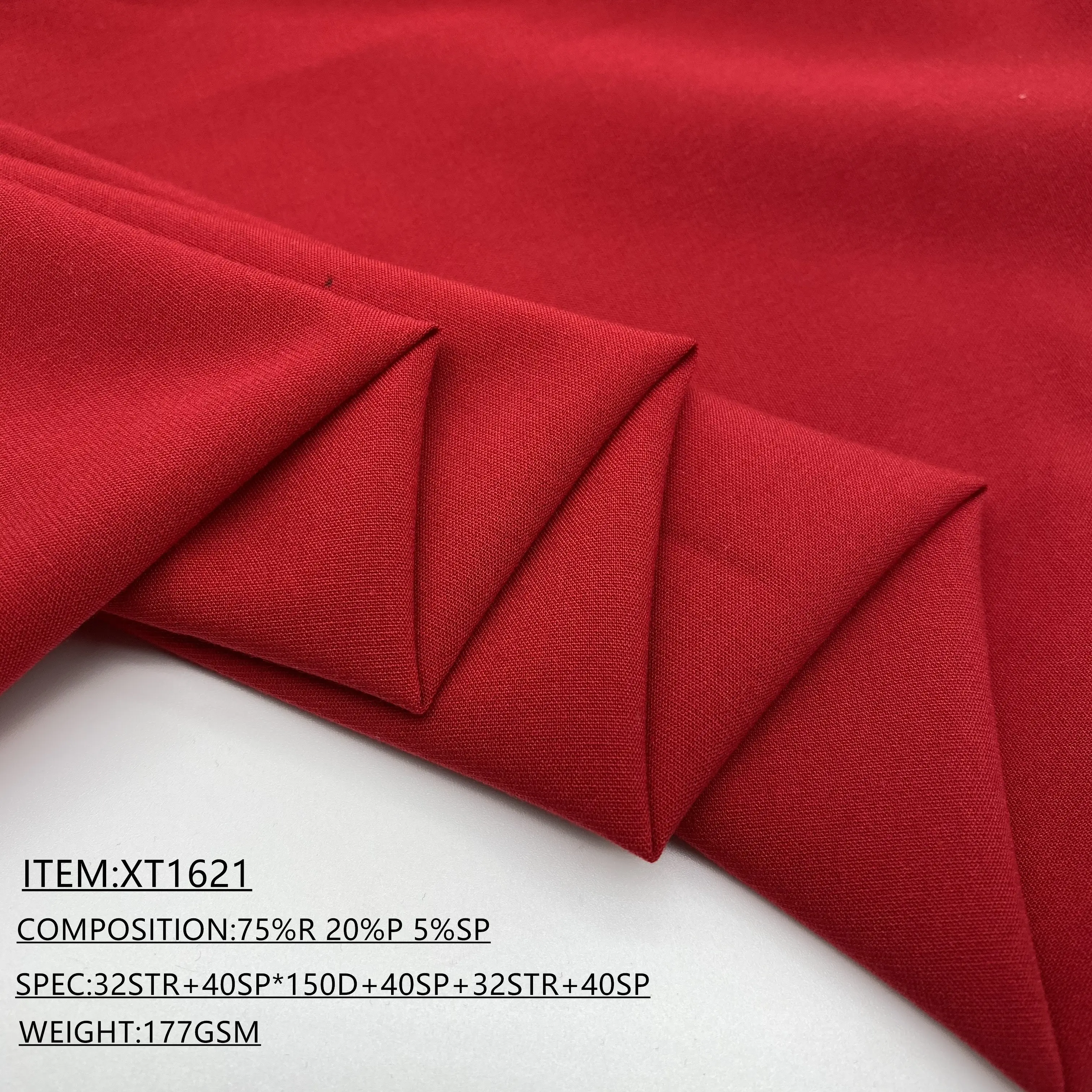 Professional Manufacturer Supplier spandex TR blended fabrics for garments