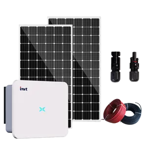 5KW 8KW 10KW Off-grid hibrid güneş enerjisi sistemi, güneş enerjisi sistemi fiyat listesi LiFePo 48V 51.2V 100Ah için güneş pili