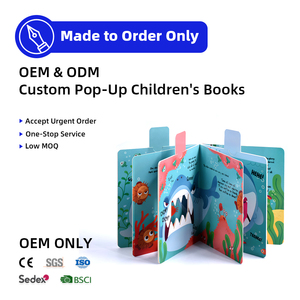รับพิมพ์หนังสือตามสั่งขายส่ง พิมพ์หนังสือตามความต้องการสำหรับเด็ก หนังสือภาพนิทานภาษาอังกฤษ 3 มิติ ภาษาจีน สำหรับขาย - Product Image 1