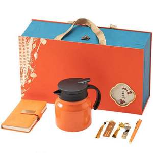 2024 <b>Novelty</b> Business Gift Set <b>Teapot</b> Ceramic Mug Cup Holiday Gift Notebook Multi-function Luxury Office Corporate Gift Box Set - Product Image 1