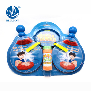 Bemay Toy Paddle Bubble Tennis Magic Bouncing And Passing Bubble con raquetas para niños - Product Image 6