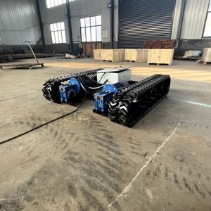 Изготовление на заказ, фирменное электрическое самоходное резиновое гусеничное шасси с гарантией 1 год, проверенное и сертифицированное - Product Image 5