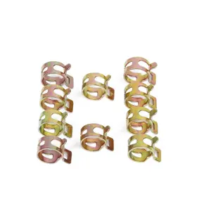 China Metal Stamping Factory Custom Non-standard Progressive Die Stamping Parts Aluminum Brass Stamping Spring Clips