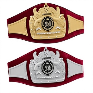 Cinturón de Campeonato Personalizado Fundido a Presión, Trofeo de Lucha Libre con Logotipo Personalizado, Premio de Cuero, Venta al por Mayor para Karate, MMA, Judo, Boxeo - Product Image 6