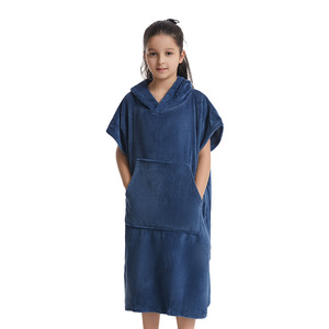 Chất Lượng Cao 100% Bông Dành Cho Người Lớn Thay Đổi Surf Poncho Trùm Đầu Tắm Bãi Biển Khăn - Product Image 5