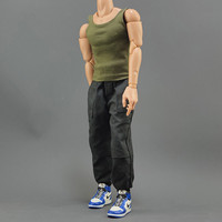 Kaliteli 30 cm 1/6 erkek bebek askeri şekil vücut giysi yelek tank top yelek için 1/6 ölçekli erkek bebekler