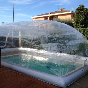 Commercial Grade Pvc Inflatable Transparent <strong>Pool</strong> Dome Swimming <strong>Pools</strong> Clear Cover Tent - Product Image 4