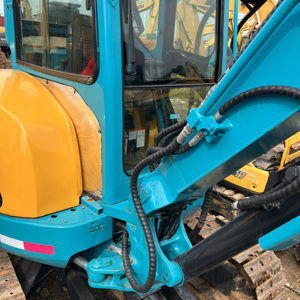 Mini pelleteuse sur chenilles Kubota135 d'occasion en bon état à faibles heures de travail pour la construction et l'agriculture, prix compétitif - Product Image 2