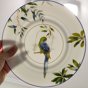 Tasse à café et soucoupe en porcelaine fine motif perroquet American Home pour le thé de l'après-midi - Product Image 6