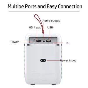 Xách tay HD Android 11 4K Led chiếu cho <span class=keywords><strong>bluetooth</strong></span> cho nhà ngoài trời cắm trại thông minh đa phương tiện chiếu rạp hát tại nhà di động - Product Image 5