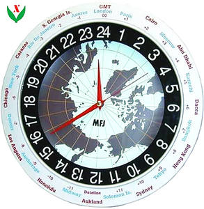 Reloj con instrumentos geométricos de la hora <span class=keywords><strong>mundial</strong></span>, clase de Geología escolar, ayuda para el aprendizaje de la educación geométrica - Product Image 2