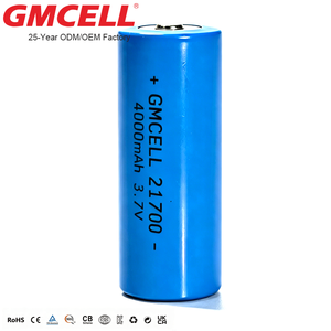 Factory Wholesale 3C 12A INR 21700 Cell 4000mAh Max20mΩ Lithium Ion Battery 3.6V~4.2V for E-Bike Battery Pack - Product Image 2