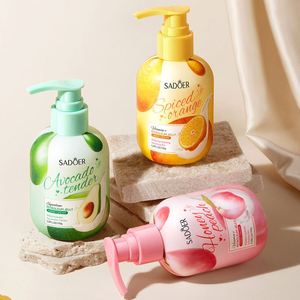 Crème pour les mains à la gelée de pétrole SADOER, 150g, nouvelle formule, parfum avocat, pêche et orange, nourrissante, <span class=keywords><strong>anti</strong></span>-dessèchement, blanchissante - Product Image 1