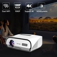 Fabrika OEM/ODM 10W hoparlör Full HD ev eğlence eğitim ofis için sinema tiyatro inç kadar 300 LCD projektör
