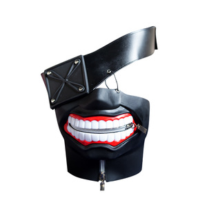 Nouveau <span class=keywords><strong>masque</strong></span> tridimensionnel en similicuir pour enfants <span class=keywords><strong>Tokyo</strong></span> <span class=keywords><strong>Ghoul</strong></span> Kinoki Ken Halloween - Product Image 4
