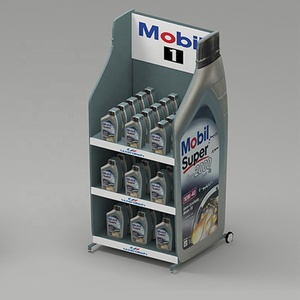 Premium Metal Lithium Car Battery Shelf <b>Engine</b> Oil Display Rack for Gas Station <b>Stand</b> with Bottle Motor Oil Rack - Product Image 6