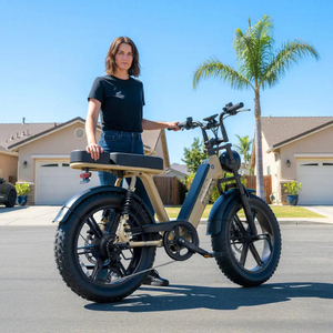 Bicicleta Eléctrica R7 Fatbike 48V <span class=keywords><strong>de</strong></span> Litio, Bicicleta Eléctrica Deportiva <span class=keywords><strong>de</strong></span> <span class=keywords><strong>Montaña</strong></span> con Cuadro <span class=keywords><strong>de</strong></span> Acero <span class=keywords><strong>de</strong></span> 20 Pulgadas y Neumáticos Anchos, E-Bike MTB - Product Image 1