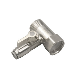 Raccords de filtre à eau en acier inoxydable 304, raccord en T d'entrée 1 pouce, forte compatibilité pour purificateur d'eau - Product Image 2