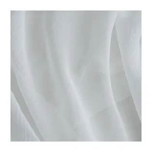 Hersteller Großhandel 100% Pure Raw Silk Crepe Stoff PFD 5mm 108cm Für muslimische Hochzeits kleid