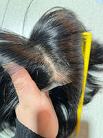 Prothèse capillaire durable en PU à base de polysoie, longue durée de vie (6-9 mois), densité 80%, cheveux humains chinois pour hommes souffrant d'alopécie