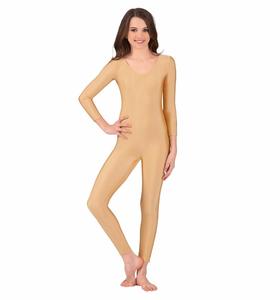 DUA2001 Combinaisons à manches longues pour filles, unitard de danse noir, unitard de gymnastique à col rond, combinaisons en spandex unisexes, costumes pour enfants - Product Image 4