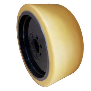 BT 400x160 -80mm 7穴BT RRE 180 200 250部品No. 238970ポリウレタンドライブトラクションホイール - Product Image 1