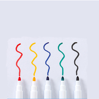 Nducjh — stylo marqueur pour tableau blanc, en plastique effaçable, coloré, sans magnétique