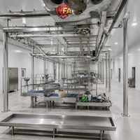 Équipement d'abattage de chèvres en acier inoxydable, machine de boucherie pour abattoir de moutons