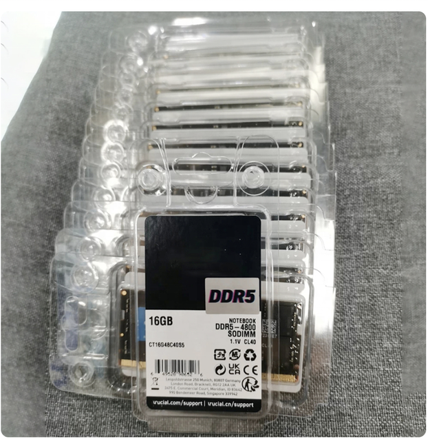 SODIMM PC5 16GB 4800 Sodium 1.1V Laptop Memory DDR5 4800MHZ Notebook Ram