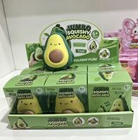 Jumbo Squishy Super Doux Pastèque Pomme Avocat Gâteau Crème Glacée Jouet de Simulation à Pétrir en Forme de Fruits et Aliments Jouet Anti-Stress Fidget