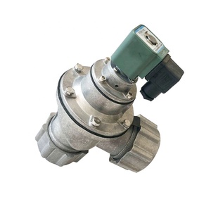 Válvula solenoide de agua de pulso de ángulo recto de aleación Válvula de pulso electromagnético de ángulo recto DMF Gas de control de diafragma de alta regulación - Product Image 1