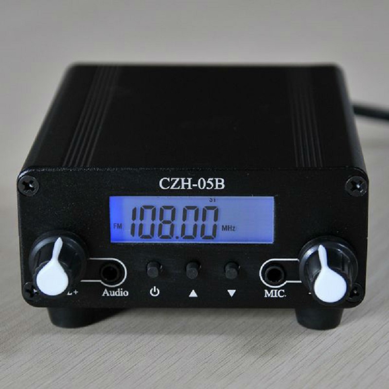 PLLステレオFMトランスミッターラジオ放送局CZE-05B mW/500mW