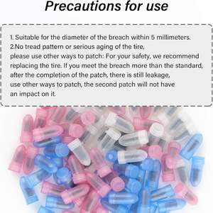 Kit de réparation de pneus 90 pièces avec mèches, mèches de réparation de pneus à visser avec tournevis, 3 tailles de mèches à visser, kit de réparation de pneus crevés - Product Image 4