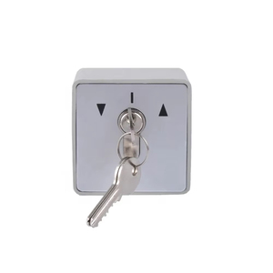 Interrupteur <span class=keywords><strong>à</strong></span> clé <span class=keywords><strong>pour</strong></span> moteur central de porte <span class=keywords><strong>à</strong></span> enroulement, pièces de porte électrique, cylindre de serrure, sélecteur de clé - Product Image 1