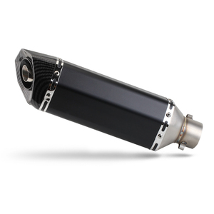 Escape Universal para motocicleta de 51mm con silenciador DB Killer <span class=keywords><strong>Akra</strong></span>, tubo de escape negro de 370mm para MT03 ZX25RR FORZA125 ADV150 NK250 ZUMA125 - Product Image 1