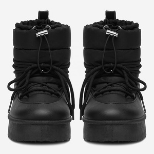 Bottes <span class=keywords><strong>de</strong></span> neige imperméables YL-26252 pour femmes, doublées <span class=keywords><strong>de</strong></span> fourrure, pour la marche en plein air en hiver, tendance, OEM/ODM - Product Image 4
