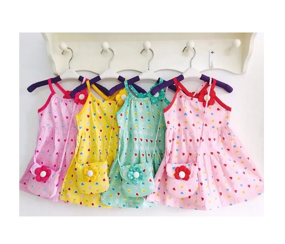Wholesale Baby Girl Dress Cheap Price Nice Design made in Vietnam - Kids Dress - Kids Clothing - Children Clothing
