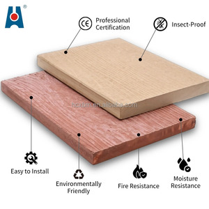 Material de Construcción, Revestimiento de Pared Exterior Impermeable e Ignífugo, Paneles Decorativos, Tablero de Fibrocemento con Aspecto de <span class=keywords><strong>Madera</strong></span> - Product Image 3