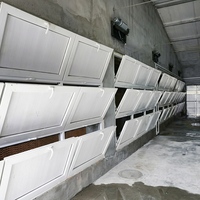 Déflecteur d'air pour fenêtre de ventilation de bâtiment avicole, idéal pour les portes de tunnel et les nouveaux bâtiments d'élevage