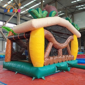 Winsun khỉ chủ đề <span class=keywords><strong>Inflatable</strong></span> nhà bị trả lại & nhảy lâu đài <span class=keywords><strong>Bouncer</strong></span> với 0.55mm bạt PVC thân thiện với môi cho trẻ em - Product Image 5