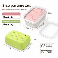 Scatola Regalo Torta Gelato Realistica in PU, Giocattolo Antistress a Lenta Risalita, Squishy per Decompressione, Novità per Ragazzi e Ragazze dai 14 Anni in su