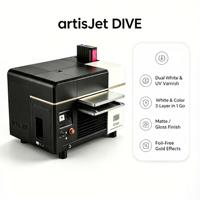 Impresora plana UV LED artisJet DIVE A2 para señalización industrial, acrílico, PVC, madera, metal, placa de plástico, letrero publicitario.