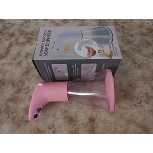 เครื่องจ่ายเจลทำความสะอาดมืออัตโนมัติพร้อมโฟมไร้สัมผัสสำหรับผู้ใหญ่และเด็ก ใช้พลังงานจากแบตเตอรี่ เปลือกพลาสติก สีฟ้า สีชมพู - Product Image 5