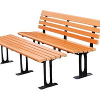 Banco de Jardín para Exteriores, Estilo Rústico, Mesa y Silla de Patio Modernas, Bancos de Patio