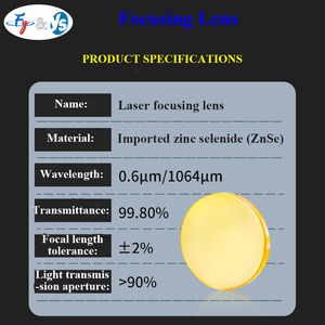 2 znse फोकस लेंस दिया 12 15 18 20 मिमी फ्ल38.1 50.8 63.5 101.6 127 मिमी 1.5 - 4 "लेजर उत्कीर्णन काटने मशीन के लिए - Product Image 4