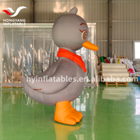 Ballon publicitaire gonflable durable en forme de personnage de dessin animé : Mère Canard